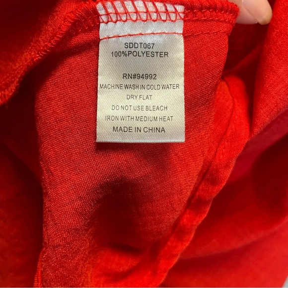 Patrizia Luca Milano Lantern Stacked Sleeve High Low Tunic Top - Picture 5 of 6